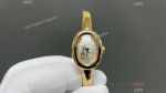AF Factory Cartier Baignoire Yellow Gold Band 17mm Quartz Movement Oval Watch